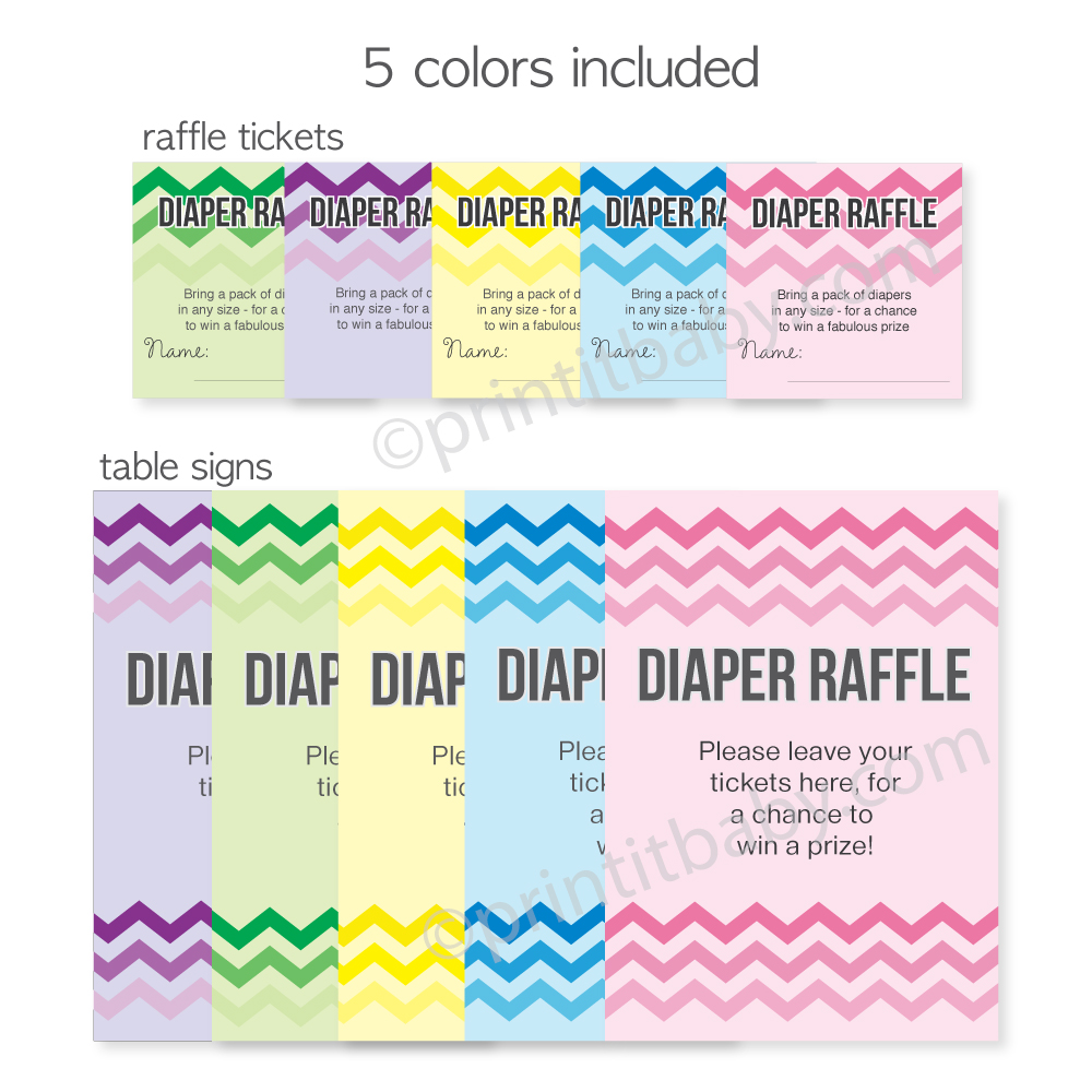 Diapers And Wipes Baby Shower Verses Diaper Raffle Tickets too!