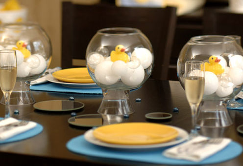 Duck Baby Shower Centerpieces