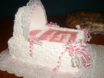 Babygirl Images on Baby Shower Ideas Com Images Baby Girl Bassinet Cake 21124170 Jpg