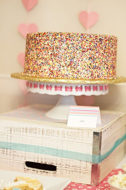... bottom tray with multi colored sprinkles sprinkle baby shower ideas