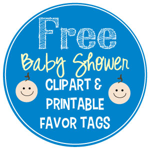Print From Home Baby Shower Clip Art