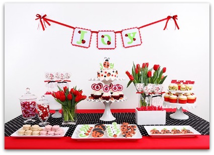 Cute Ladybug Baby Shower Ideas, Decorations and Supplies