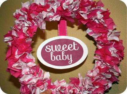 Baby Shower Craft Ideas with FREE printables! Homemade washcloth 