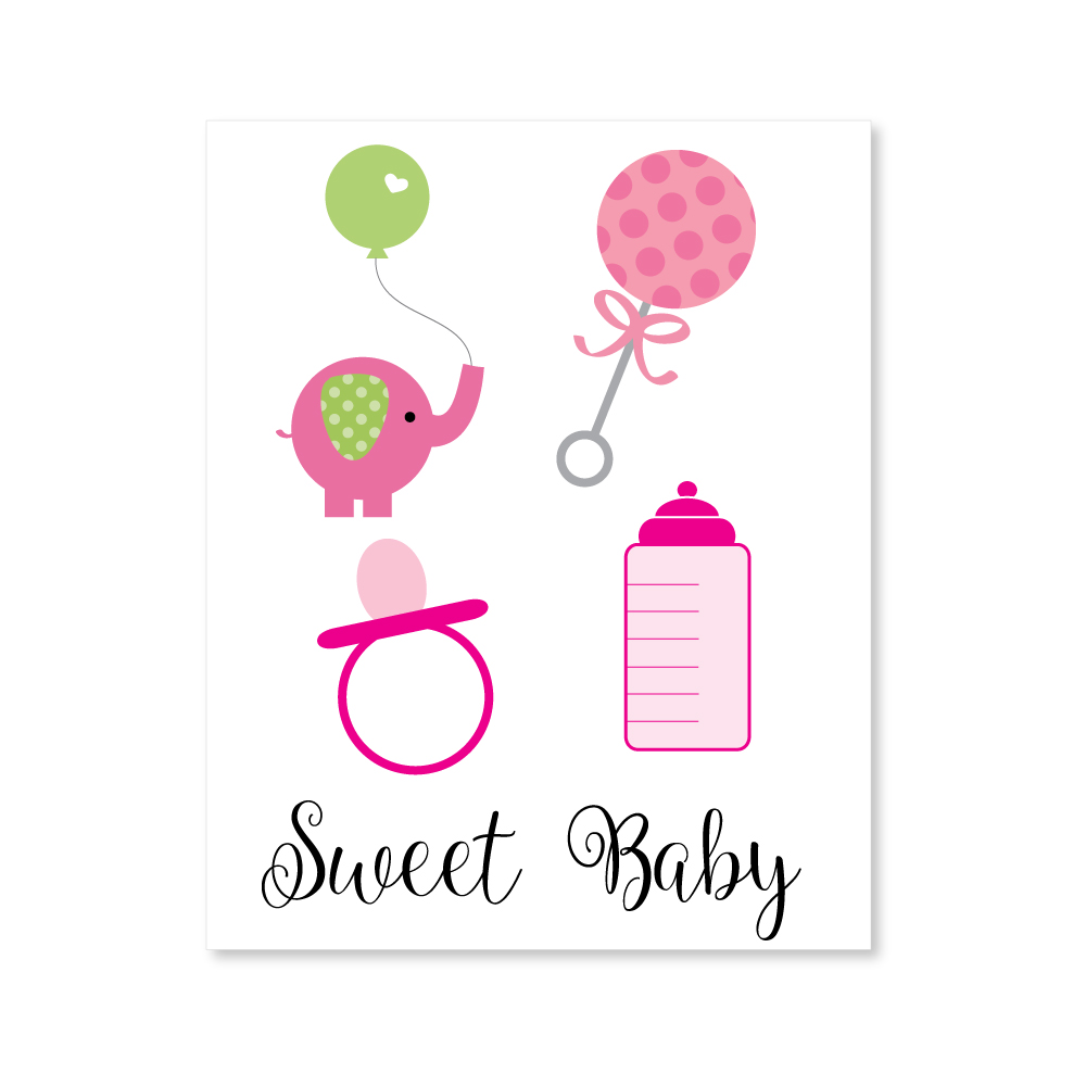 baby girl shower invitations clip art - photo #4