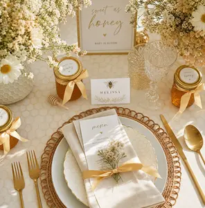 Honey Bee Baby Shower Tablescape