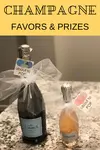 champagne prize and favor ideas