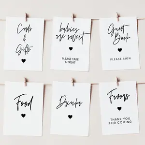 free printable baby shower signs