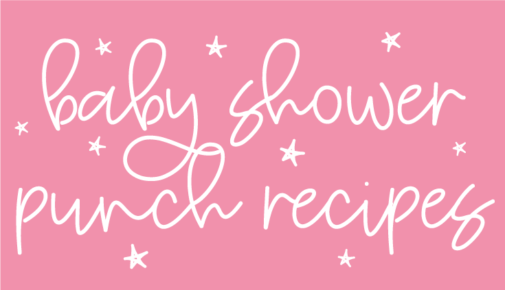 baby shower punch banner