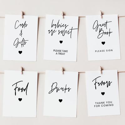 Get FREE Printable Table SIgns Here: https://printitbaby.com/b/sl0Tt