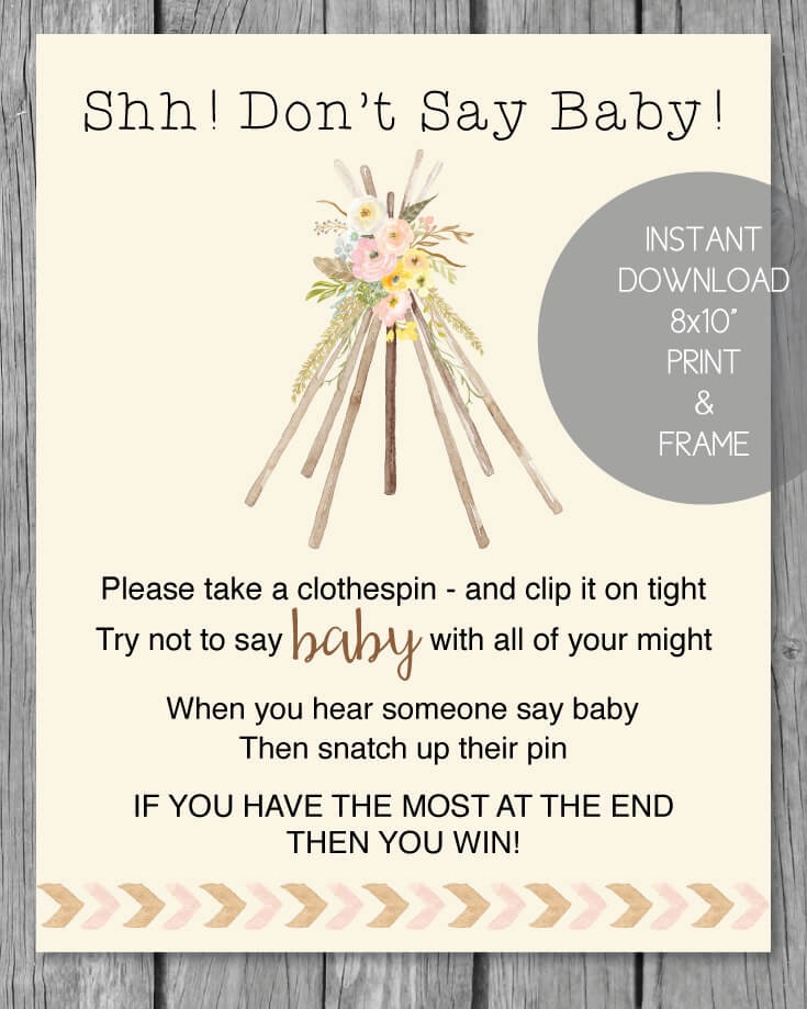 Boho Tribal Baby Shower Pictures & Ideas ...