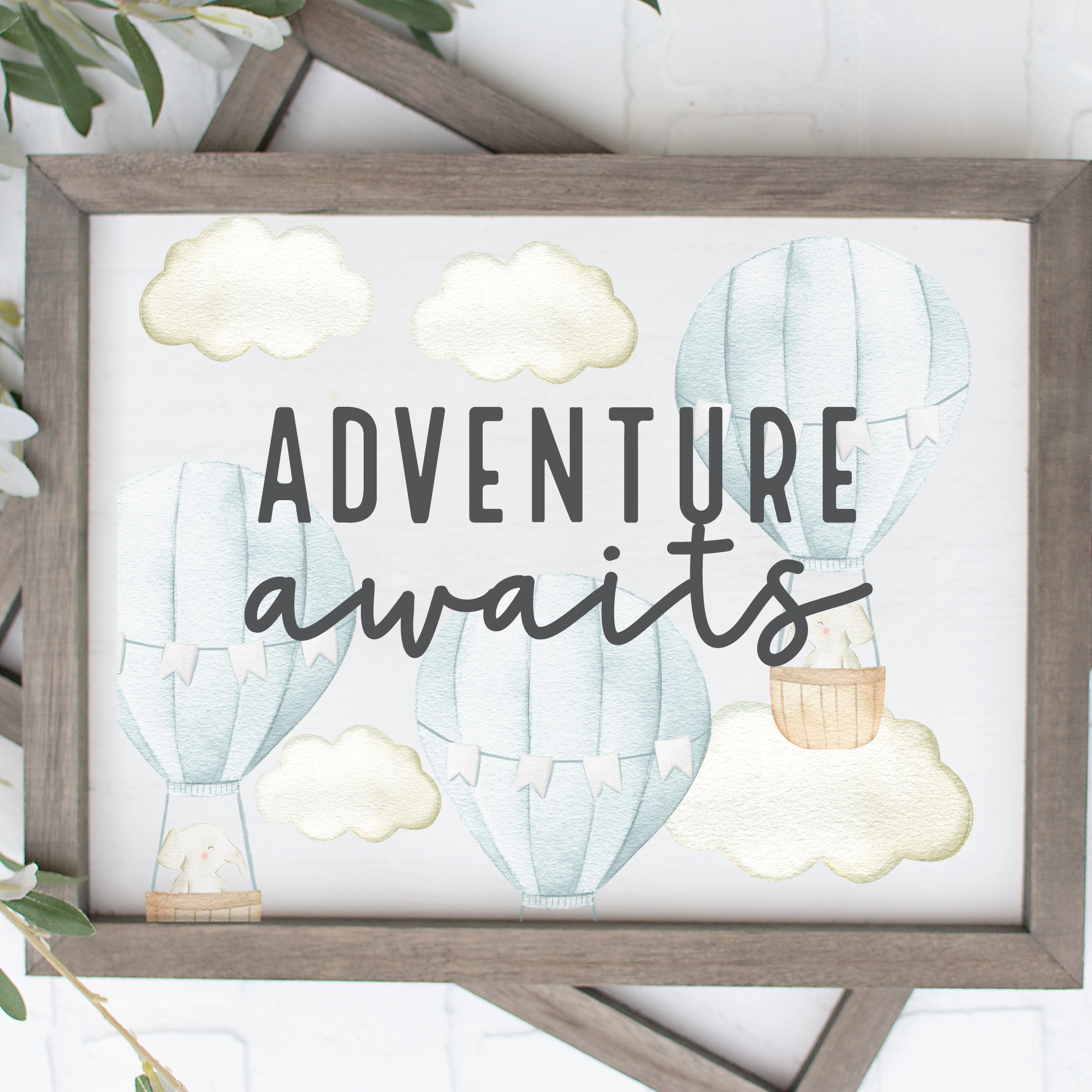 adventure awaits sign