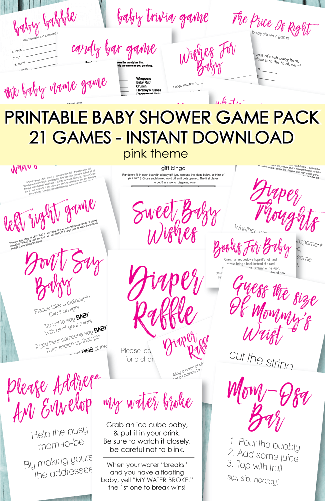 Game bundle Table Sign Digital Prints Game Bundle Sign Template . Set of 8 Baby Shower Game Bundle Instant Download