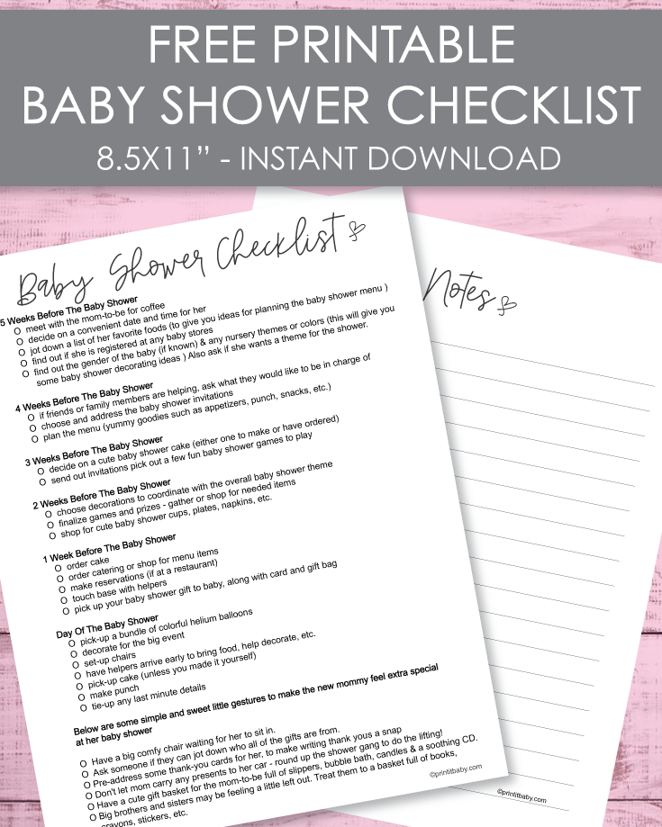 Printable Shower | CutestBabyShowers.com