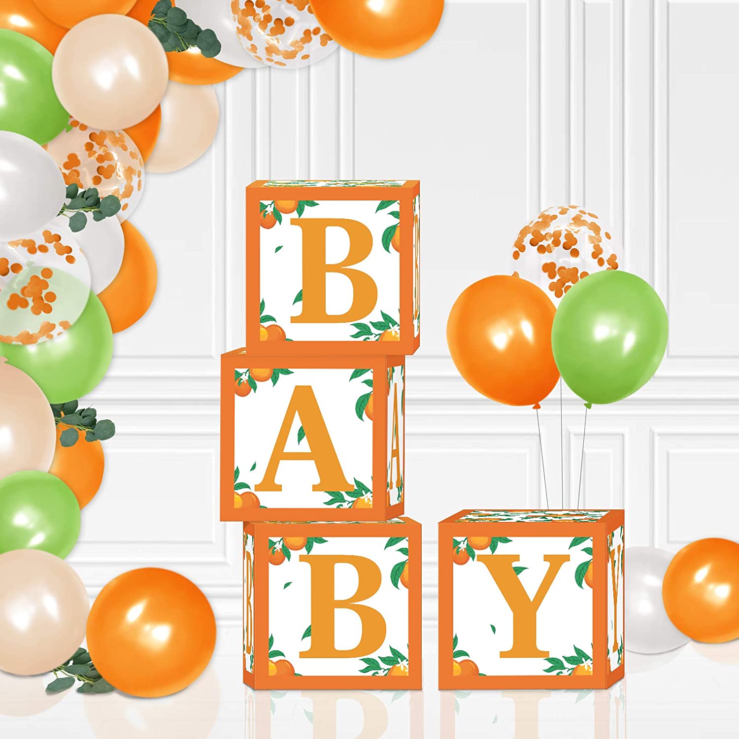 Little Cutie Baby Shower Orange Theme