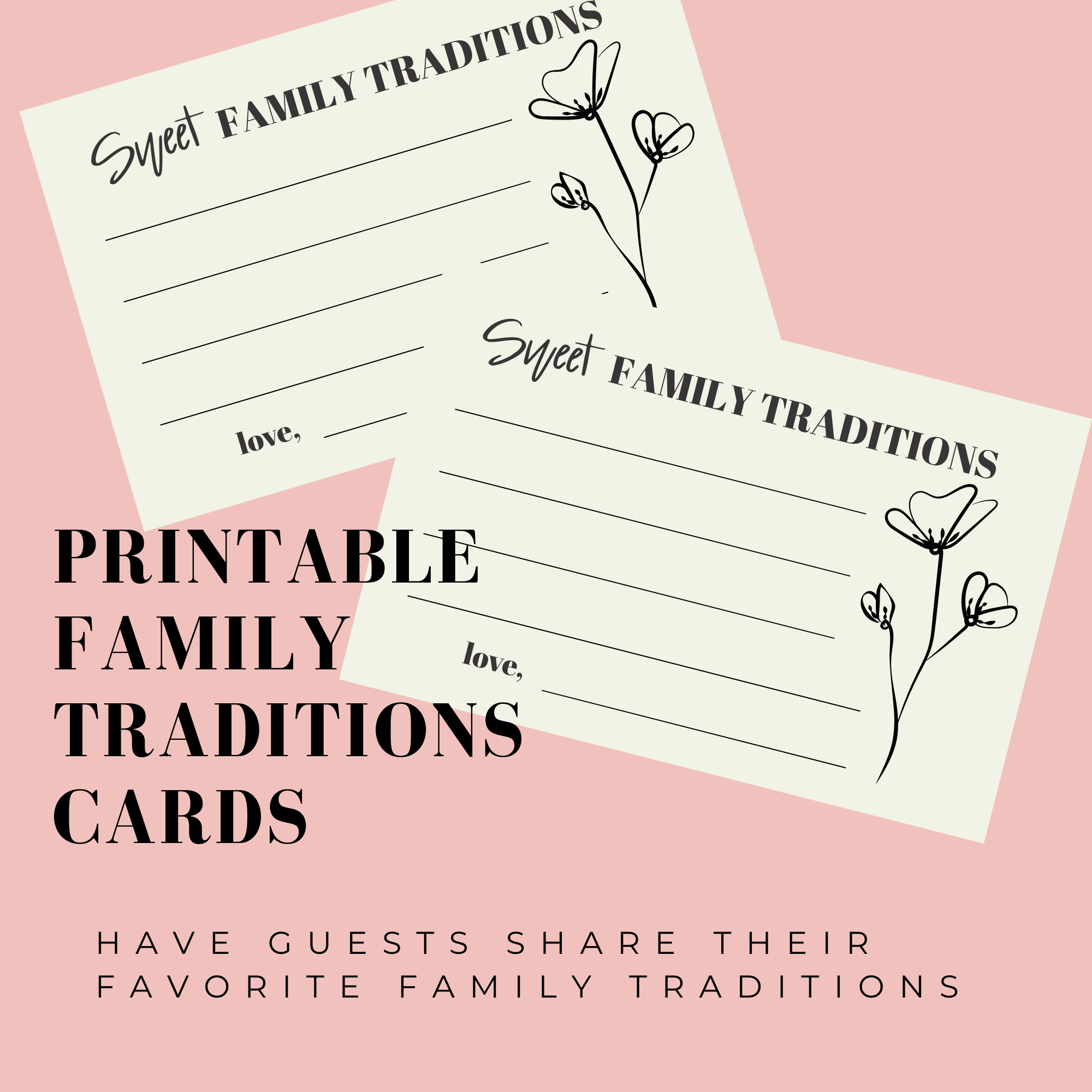 family traditions cards
