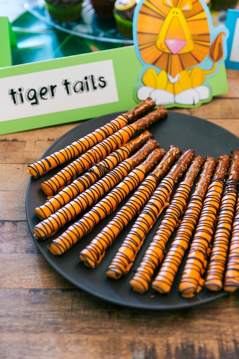 jungle baby shower snack ideas