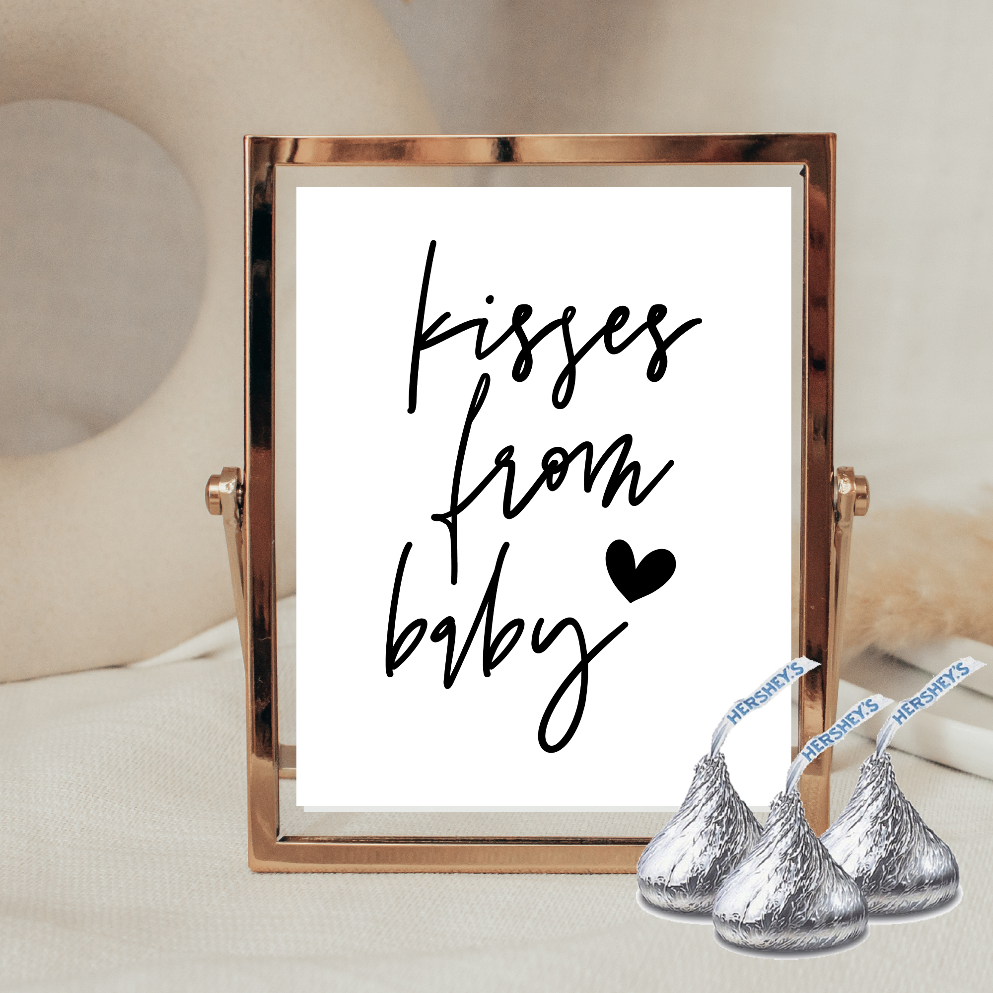 kisses from baby print