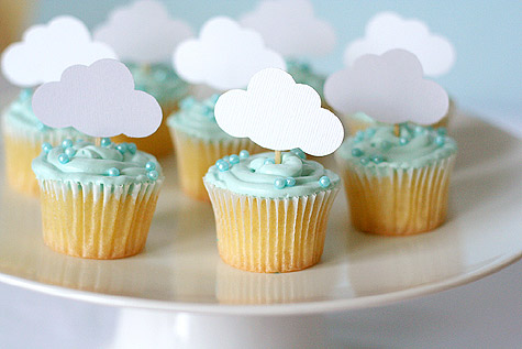 picture of a cloud and rain baby shower