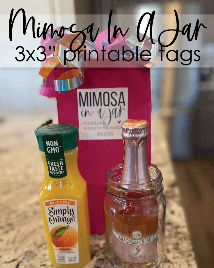 mimosa in a jar party favor idea mimosa in a jar party favor idea