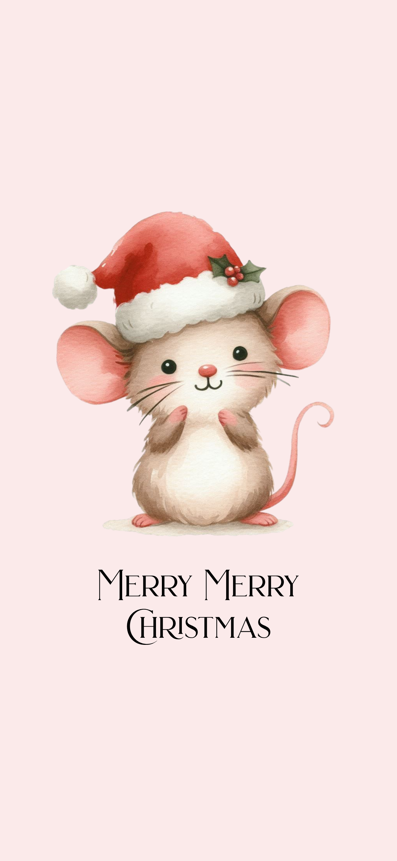 Free Christmas mouse iphone wallpaper Free Christmas mouse iphone wallpaper