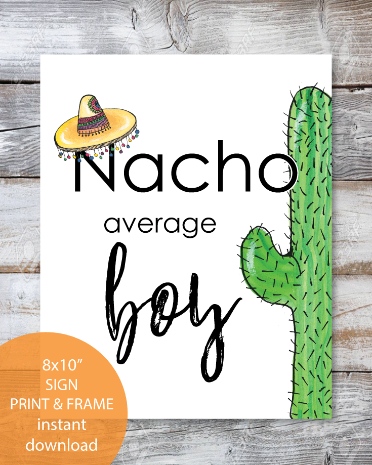Fiesta Taco Baby Shower Invitation Printable Let S Taco