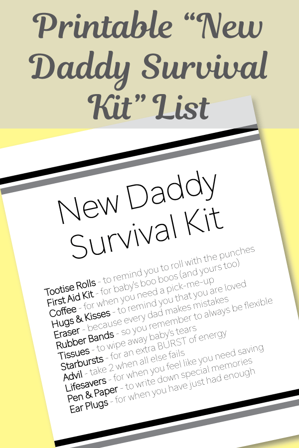new dad essentials kit