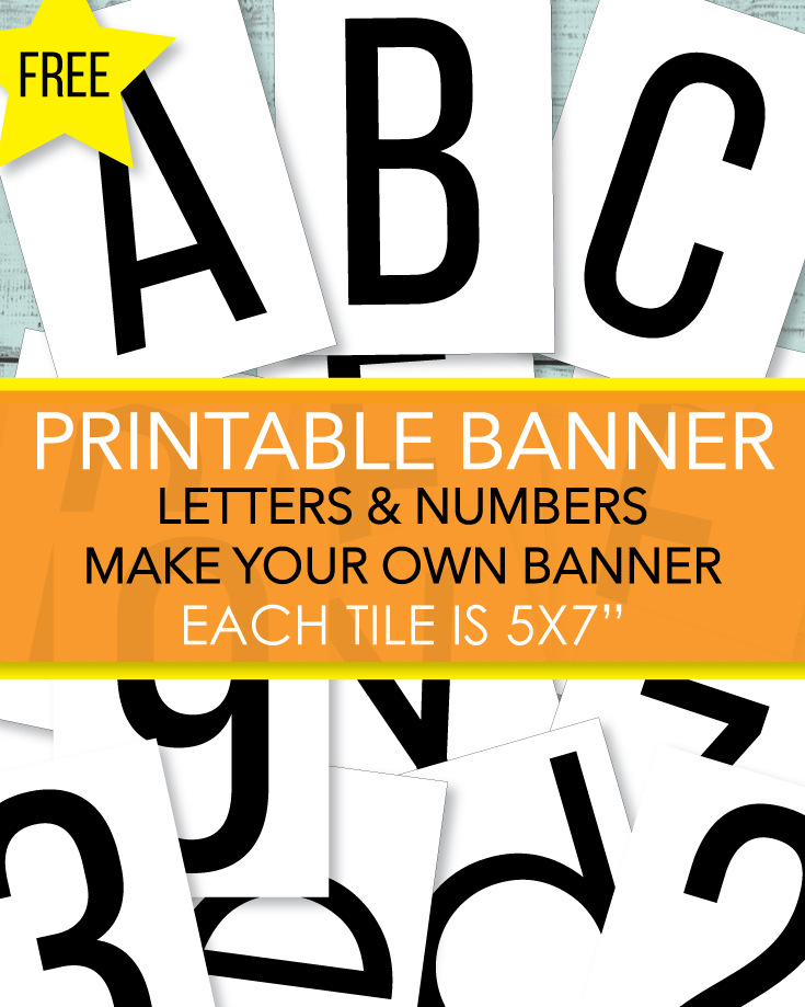 Abc Printables Free Printable Alphabet Letters Numbers I love the look of painted signs using stencils! free printable alphabet letters