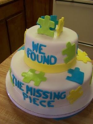 image of adoption party cake