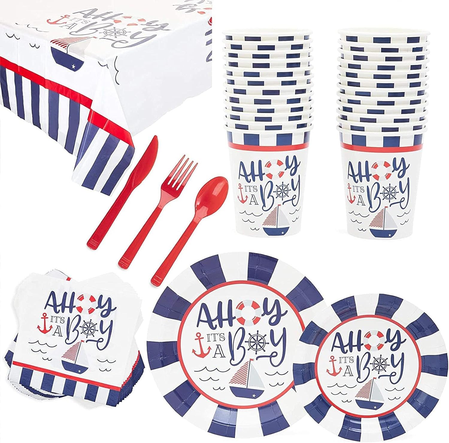 nautical sailor baby shower