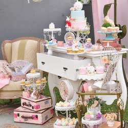 Alice In Wonderland baby shower banner