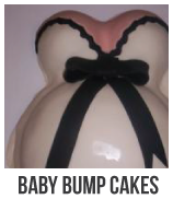 baby bump baby shower cakes banner