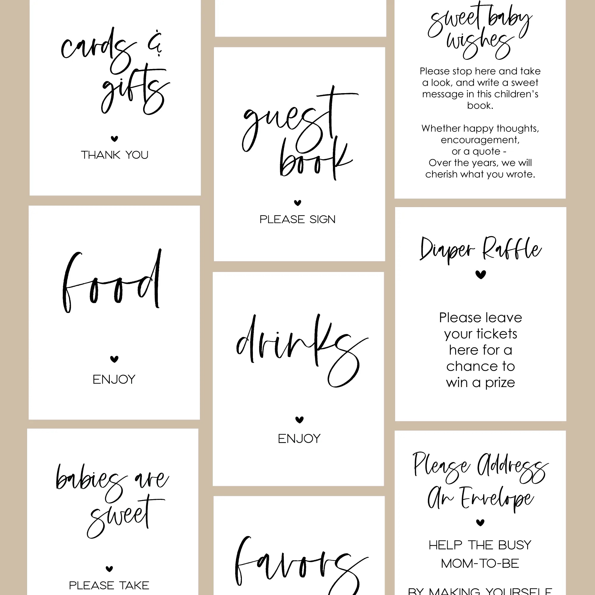 printable baby shower game bundle printable baby shower game bundle3