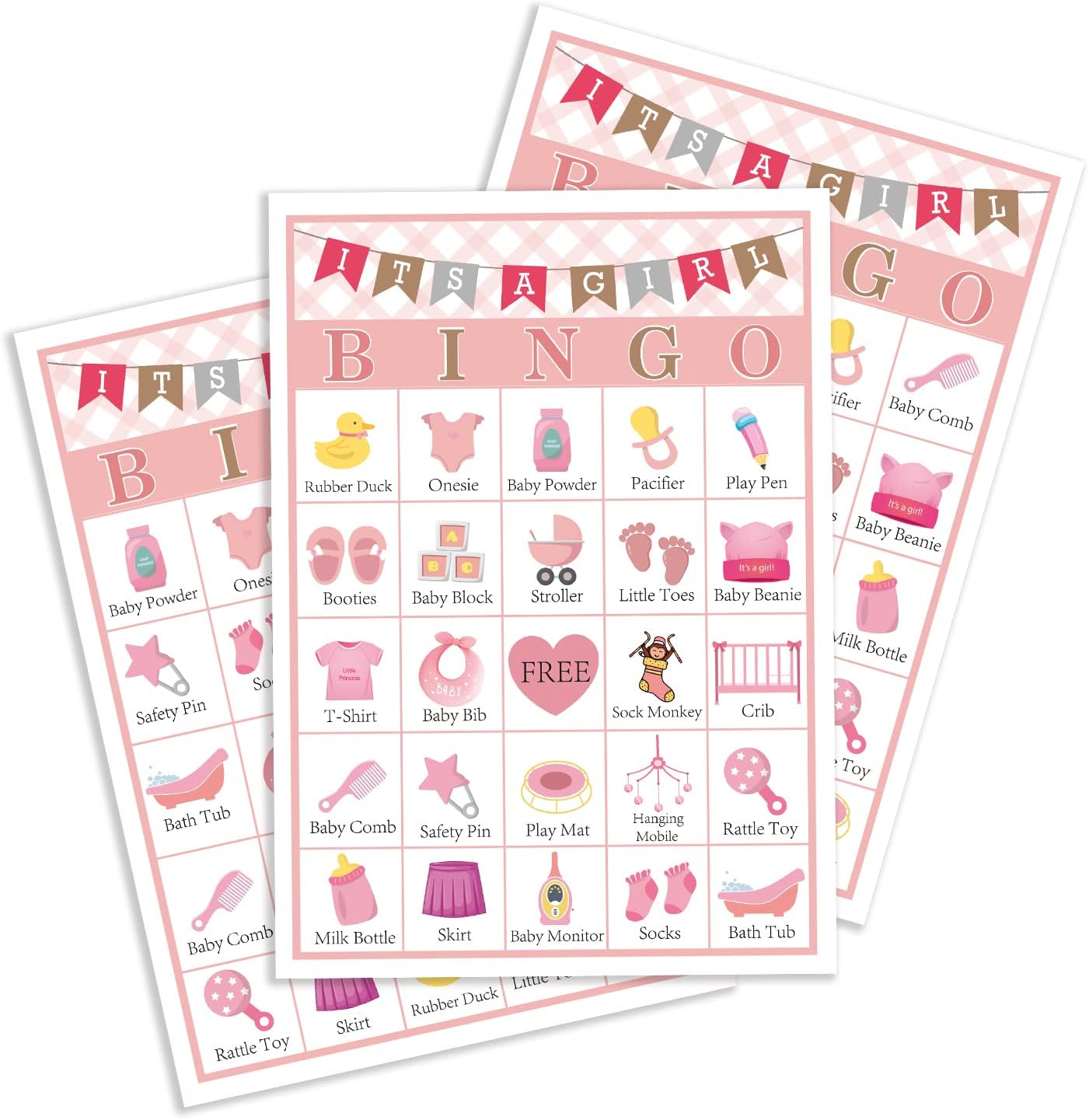 baby shower bingo game