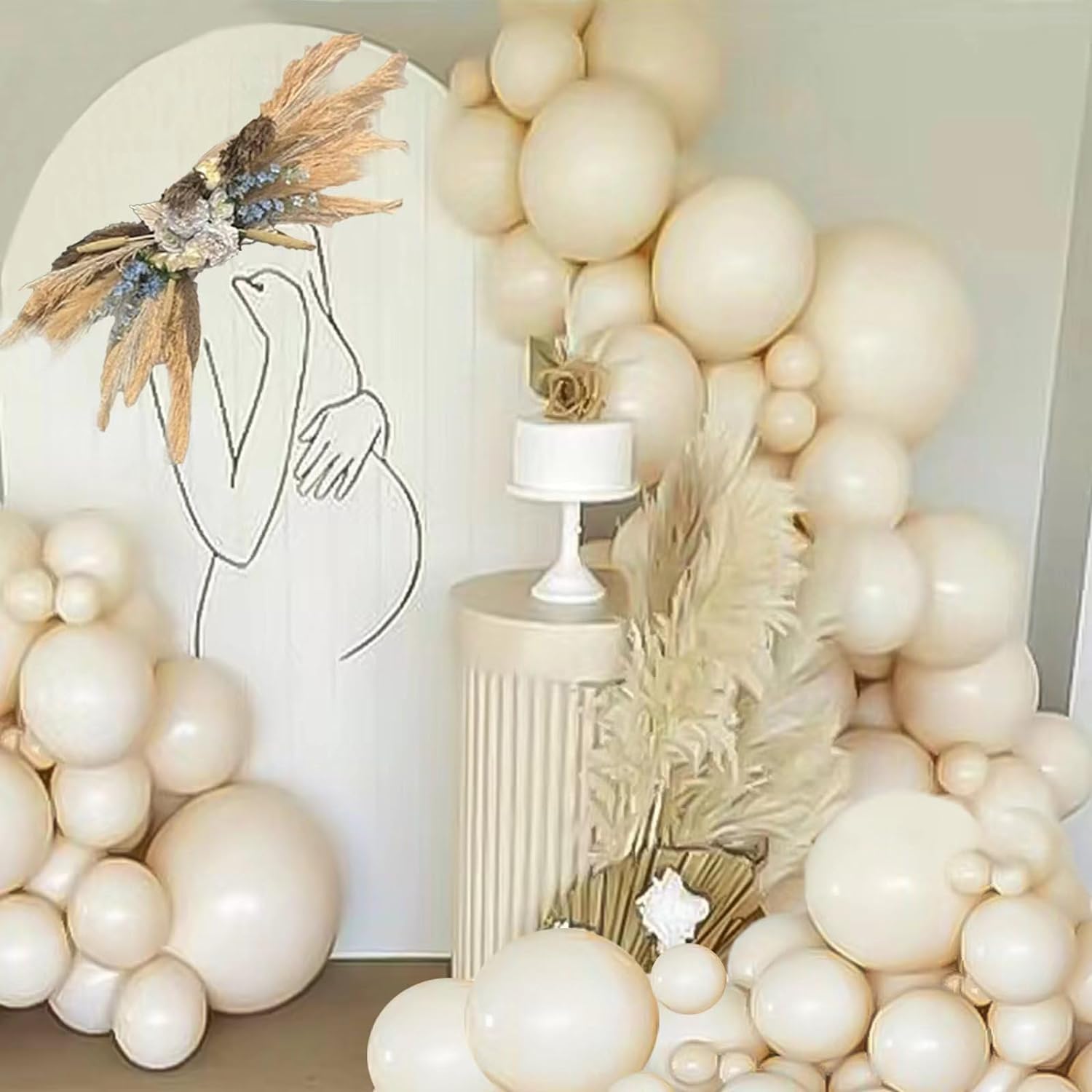 baby shower balloon arch