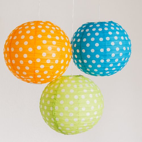 polka dot supplies picture of polka dot lanterns