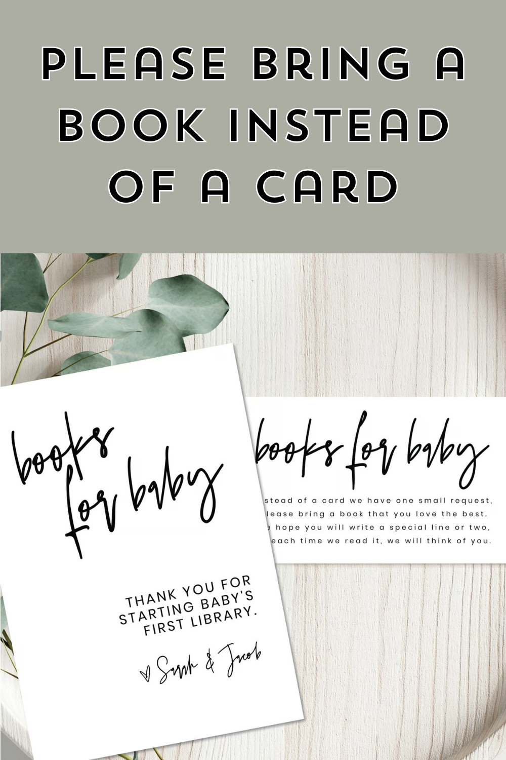 free printable books for baby cards