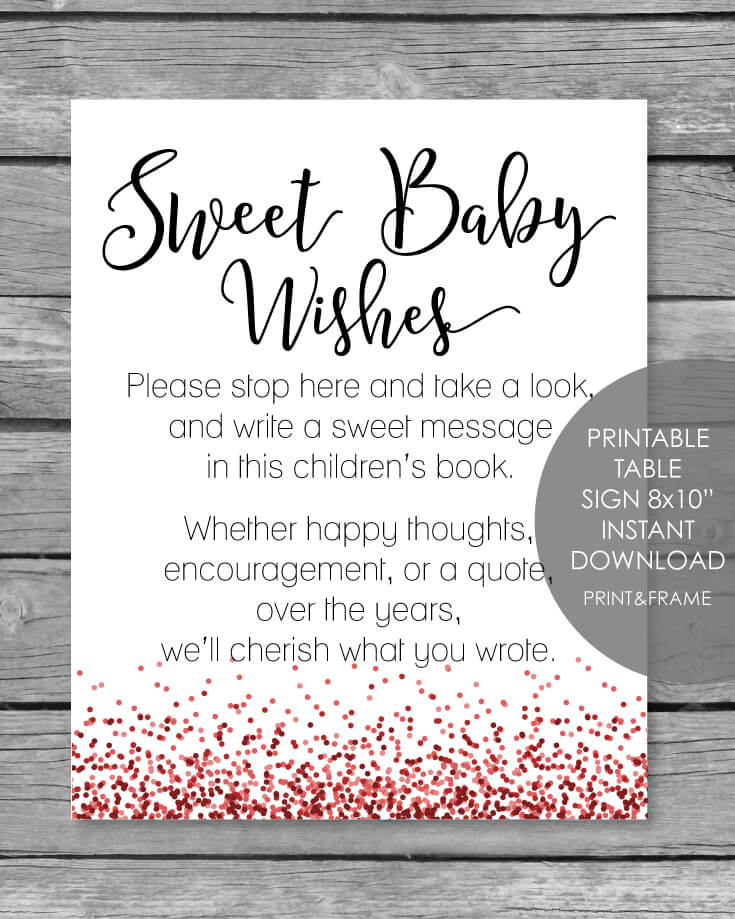 Popular Red Baby Shower Ideas