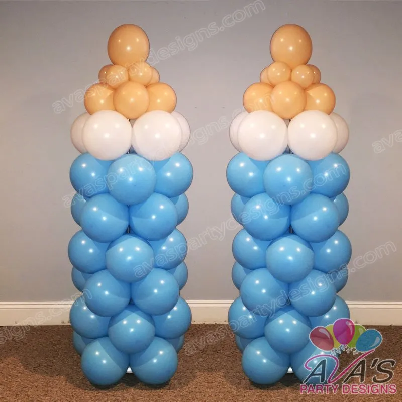 baby bottle balloon decor