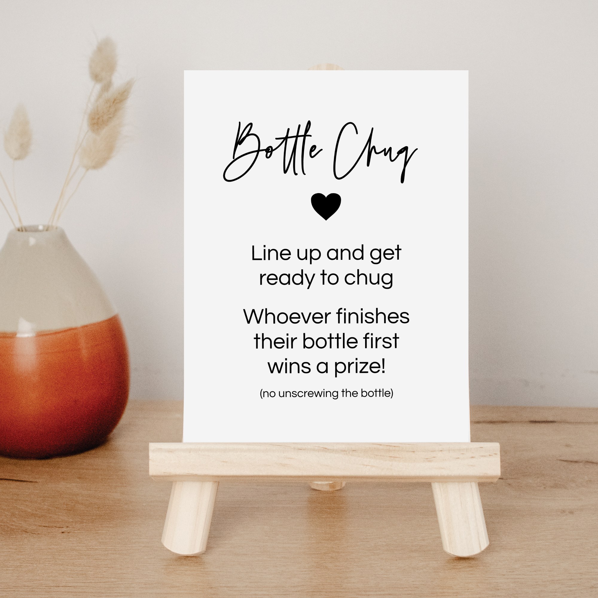 Printable Bottle Chug Game