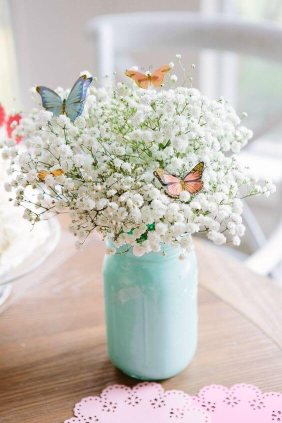 flowers and butterflies baby shower ideas