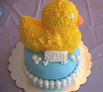 duck baby shower cake