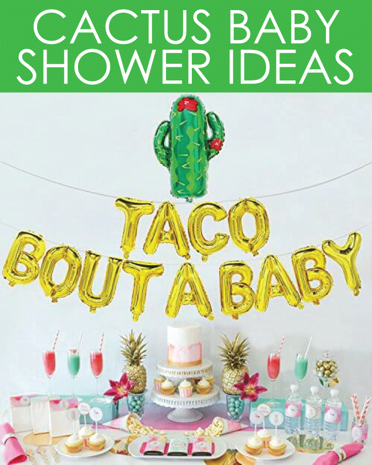 cactus themed baby shower