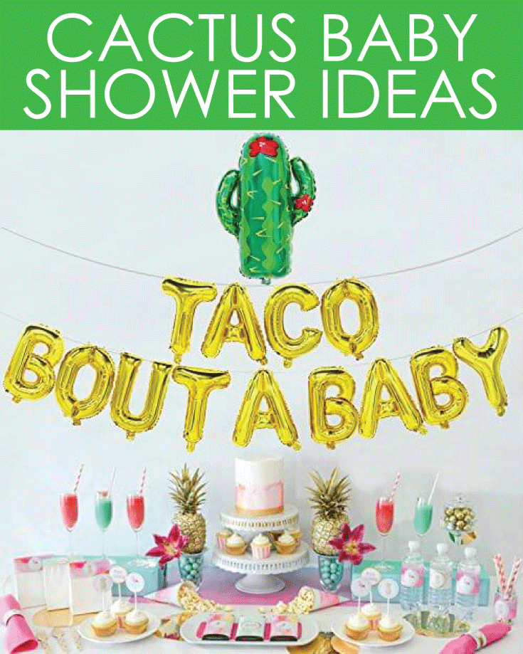 cactus baby shower