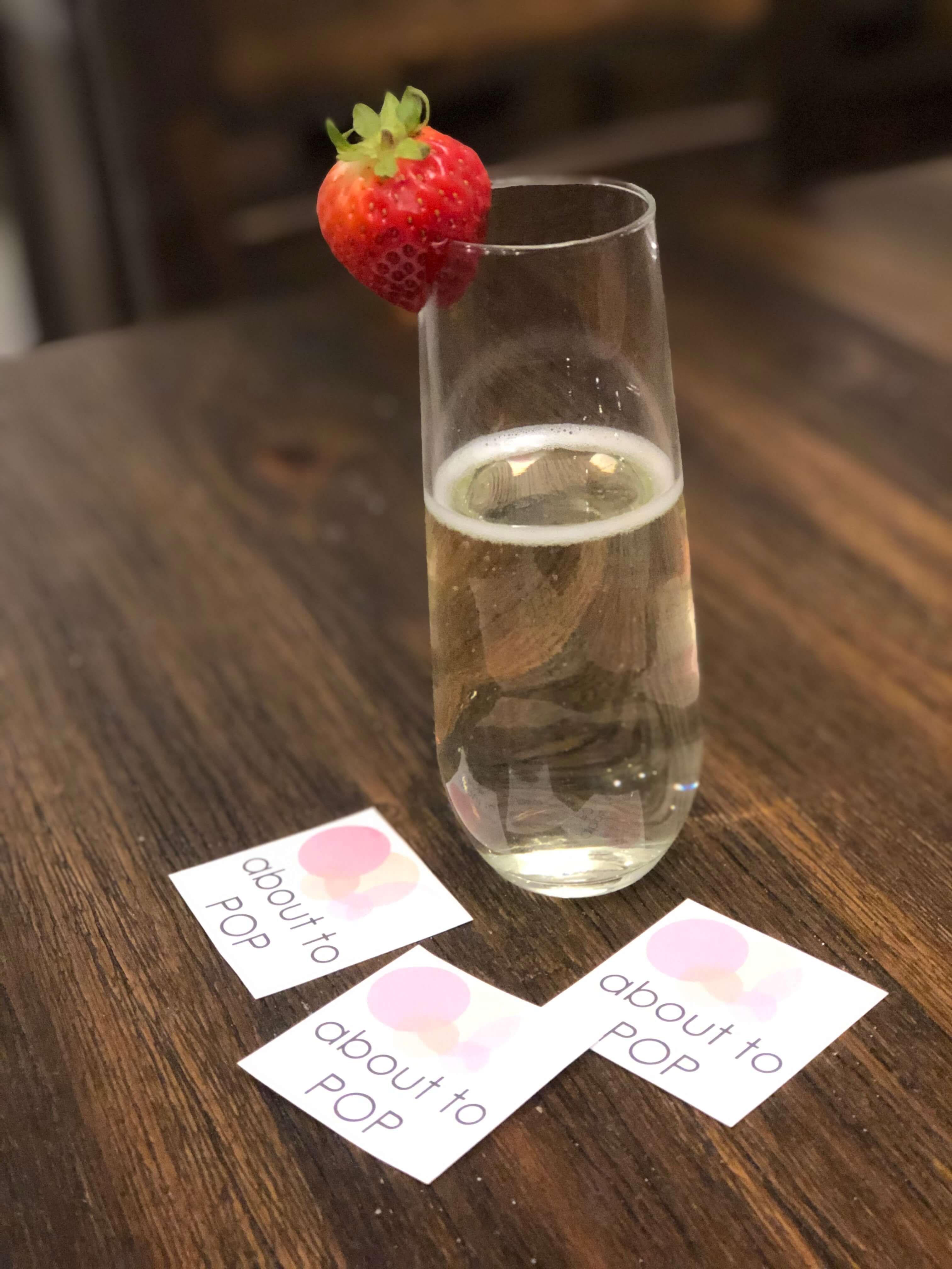 She's About To POP Blue Baby Shower Prizes She's About To POP Blue Baby Shower Prizes