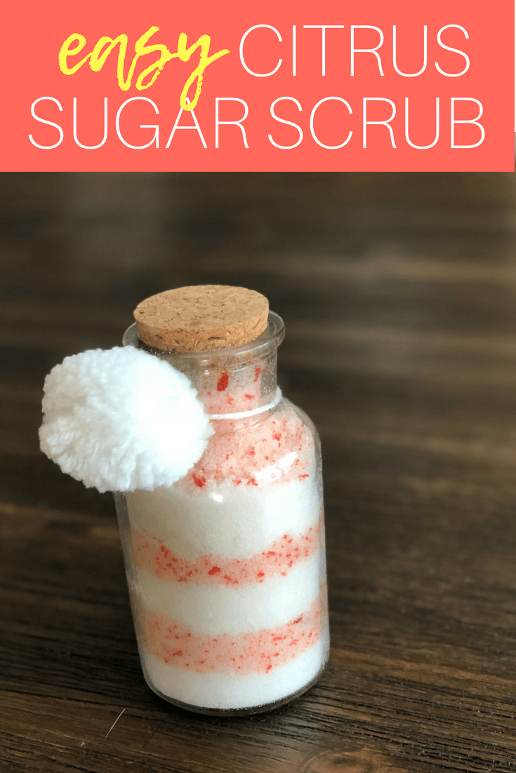 baby shower body scrub favors