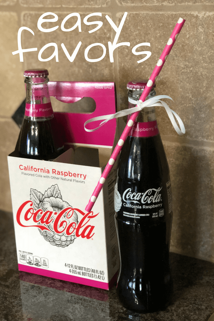 She's about to pop baby shower favors