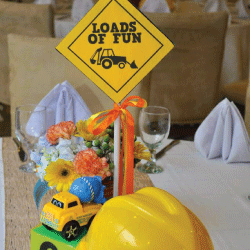 construction theme baby shower ideas