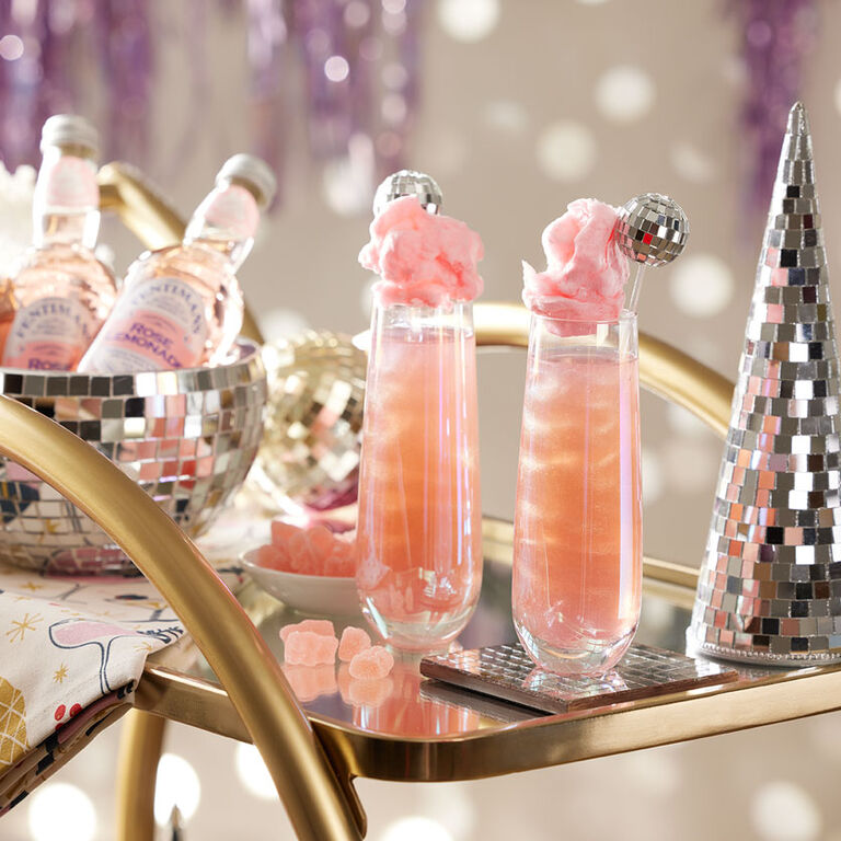 cotton candy baby shower mocktail