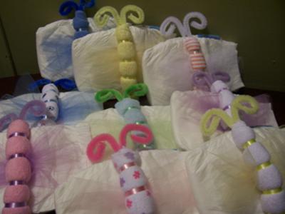 Diaper Butterflies Diaper Butterflies