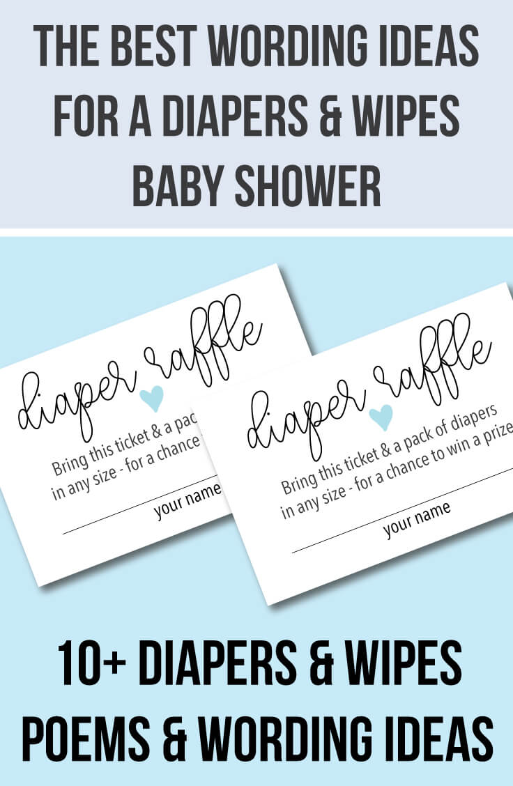 10+ Diaper Raffle Wording Ideas (Diaper
